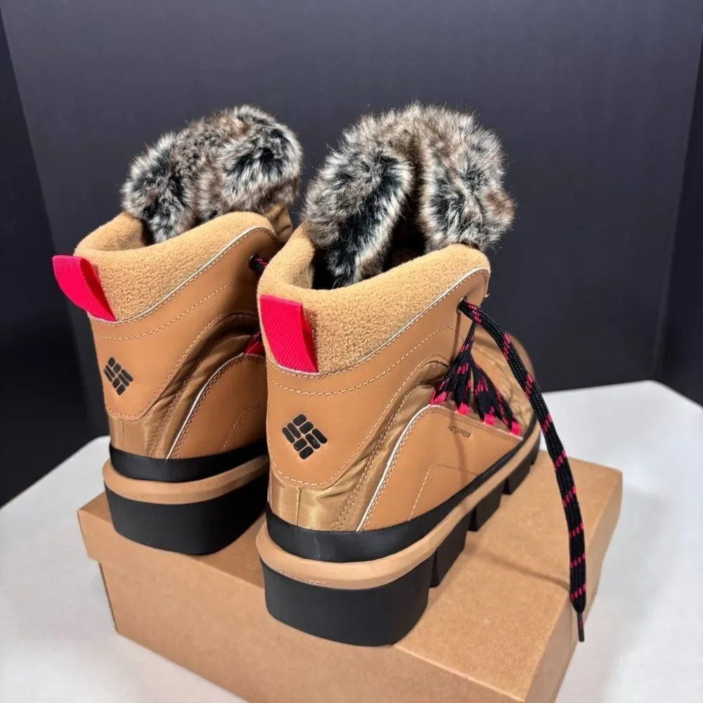 Columbia Women's Keetley Shorty Snow Boot NEW Size 11 Elk/Black
